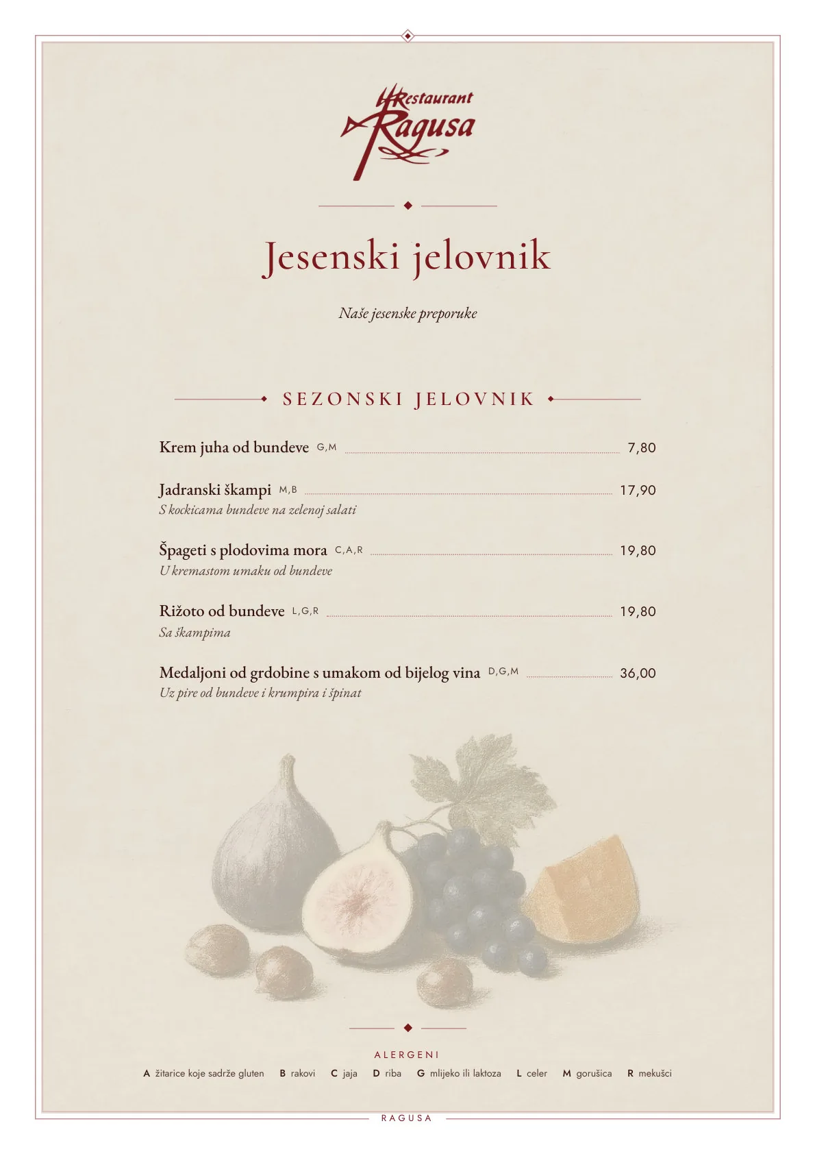 Jesenski jelovnik